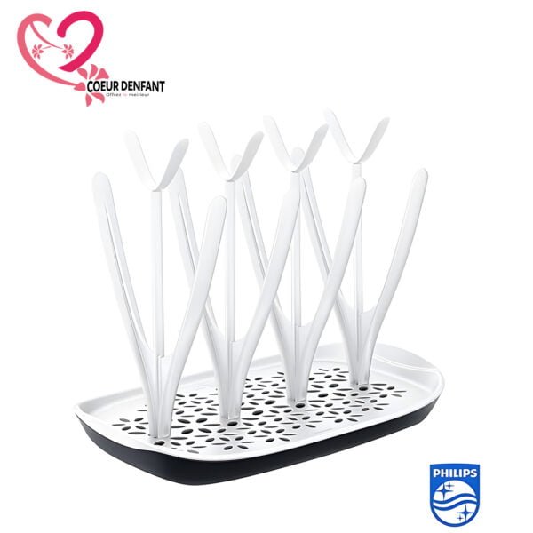 Philips Avent Egouttoir design pour 8 Biberons Noir et Blanc - Image 2